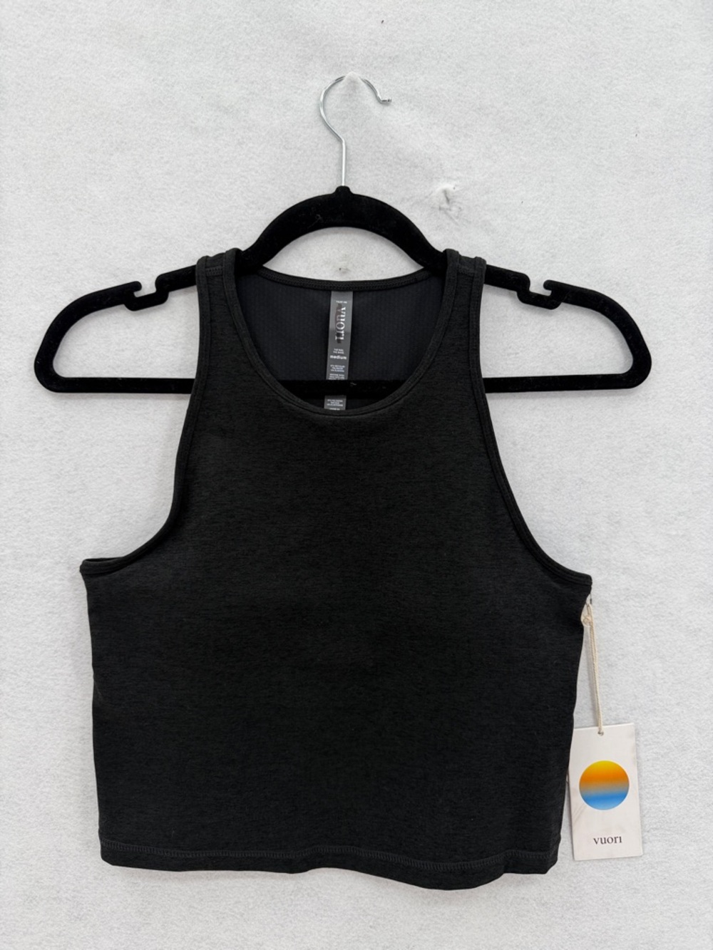 NWT Vuori Elevation Plyo Women’s Tank Black Size Medium VW1004